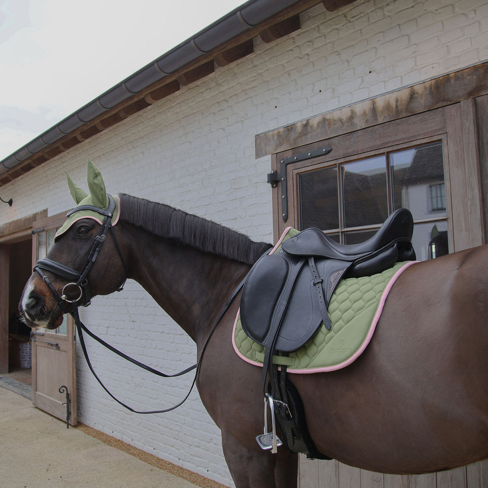 Kentucky Horsewear Softshell Onion Quilt Dressage Saddle Cloth - Khaki