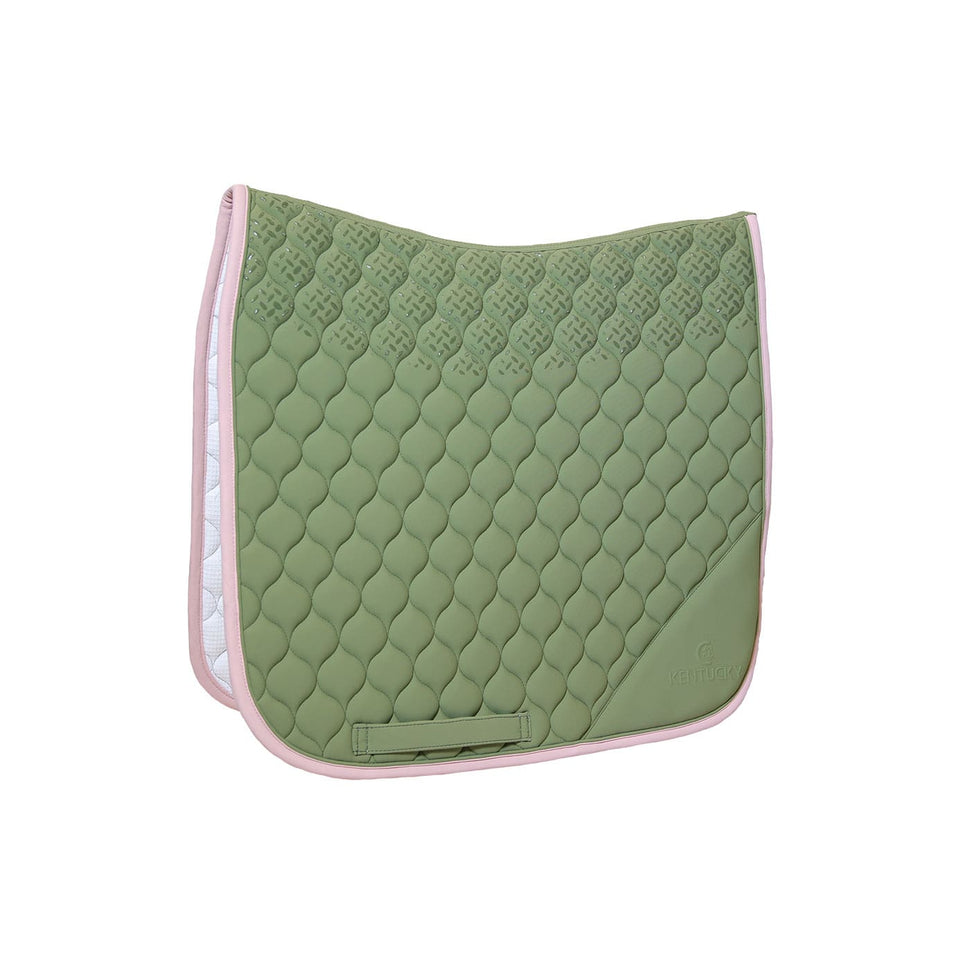 Kentucky Horsewear Softshell Onion Quilt Dressage Saddle Cloth - Khaki