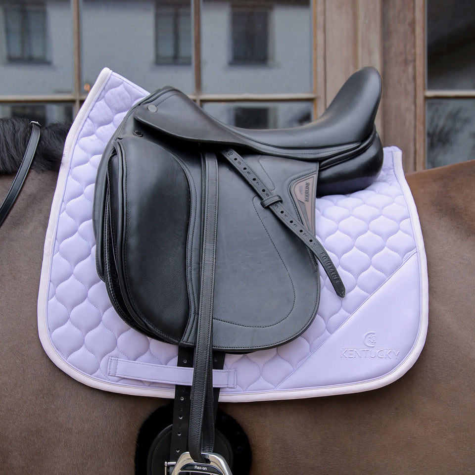 Kentucky Horsewear Softshell Onion Quilt Dressage Saddle Cloth - Light Purple