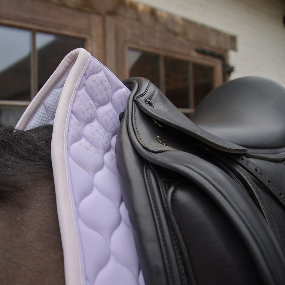 Kentucky Horsewear Softshell Onion Quilt Dressage Saddle Cloth - Light Purple