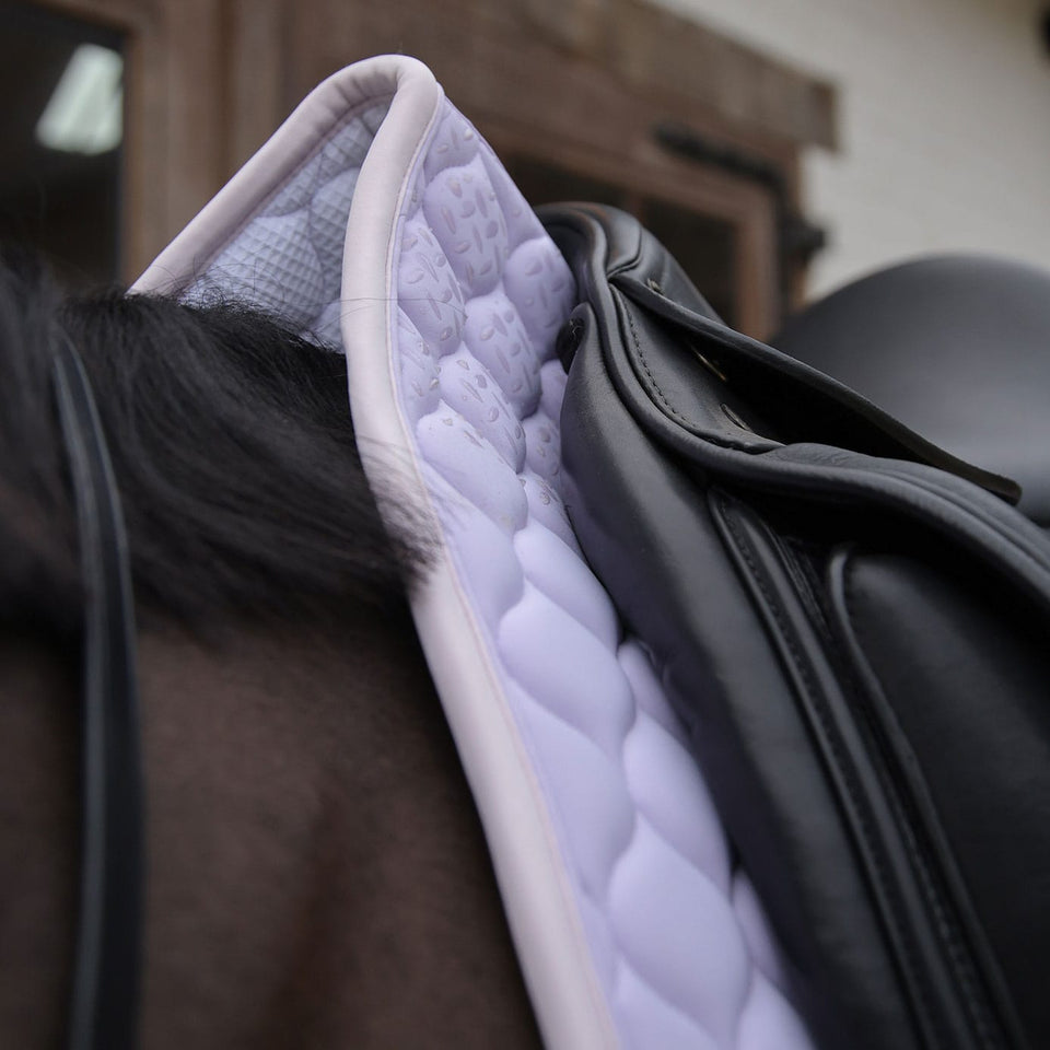 Kentucky Horsewear Softshell Onion Quilt Dressage Saddle Cloth - Light Purple