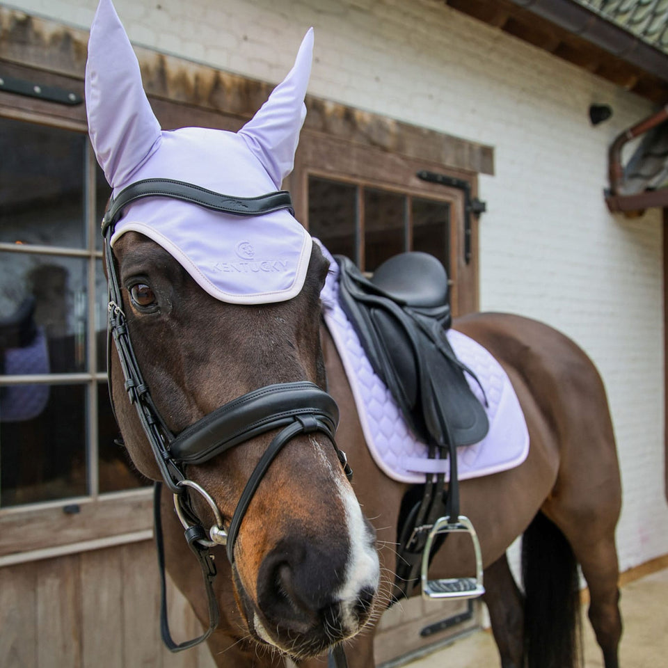 Kentucky Horsewear Softshell Onion Quilt Dressage Saddle Cloth - Light Purple