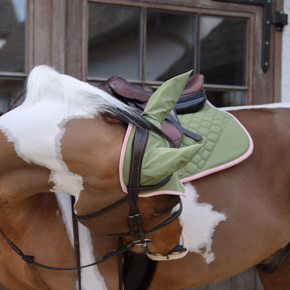 Kentucky Horsewear Softshell Onion Quilt Jumping Saddle Cloth - Khaki