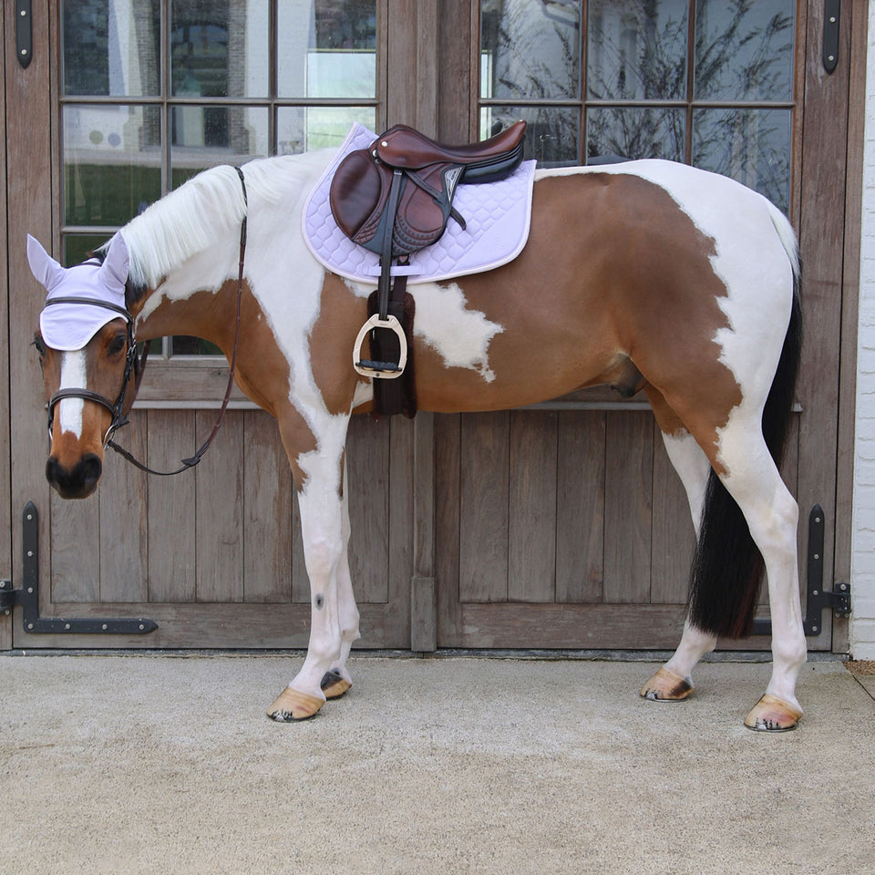 Kentucky Horsewear Softshell Onion Quilt Jumping Saddle Cloth - Light Purple