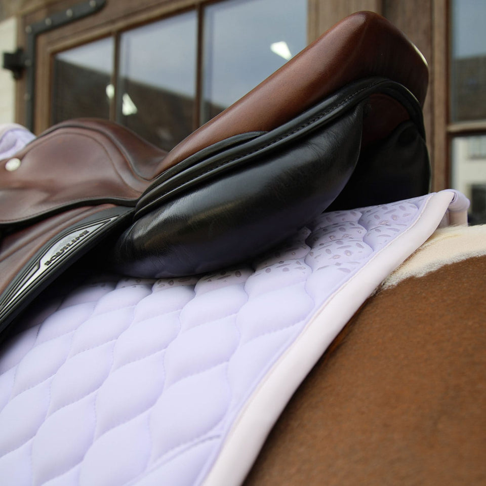 Kentucky Horsewear Softshell Onion Quilt Jumping Saddle Cloth - Light Purple