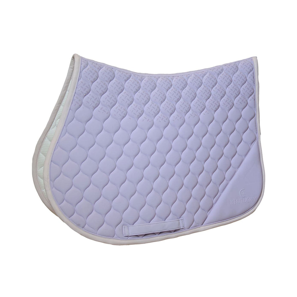 Kentucky Horsewear Softshell Onion Quilt Jumping Saddle Cloth - Light Purple