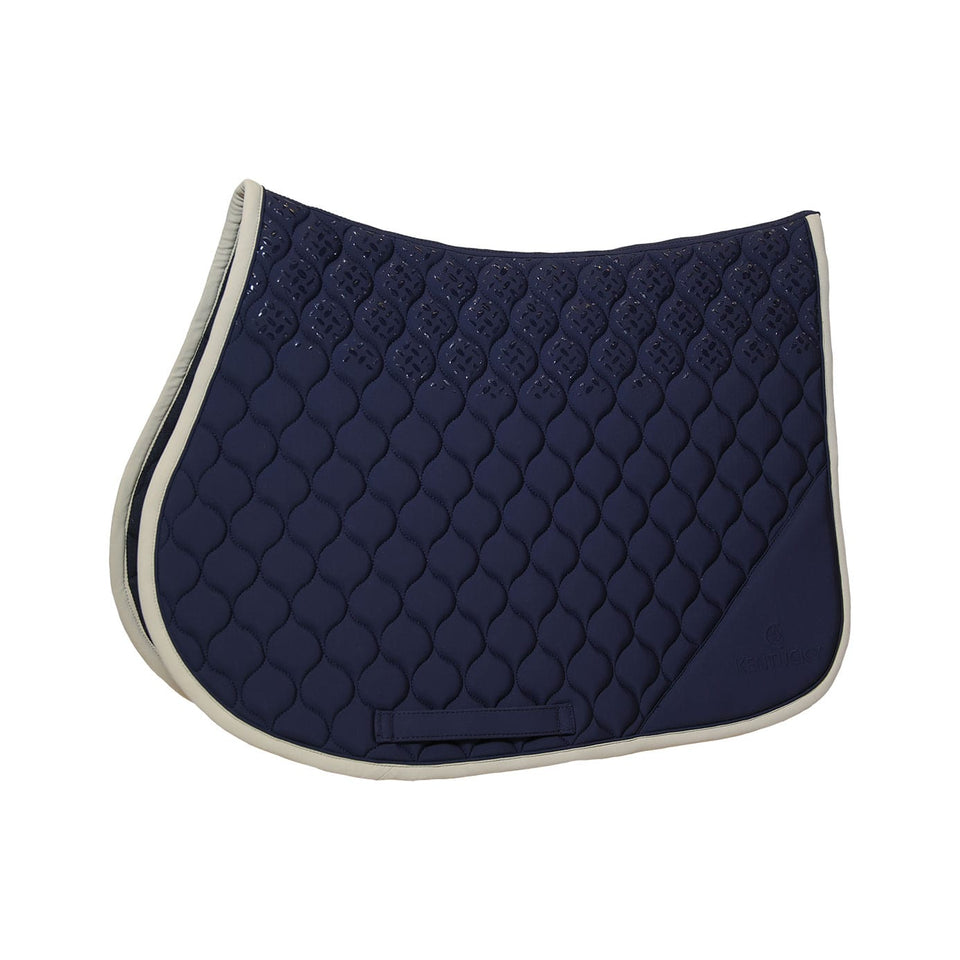 Kentucky Horsewear Softshell Onion Quilt Jumping Saddle Cloth - Navy