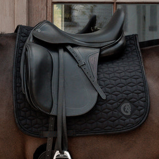Kentucky Horsewear Sparkling Dressage Saddle Cloth - Black
