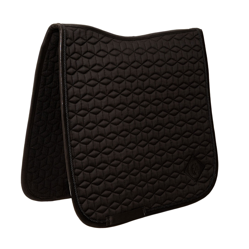 Kentucky Horsewear Sparkling Dressage Saddle Cloth - Black