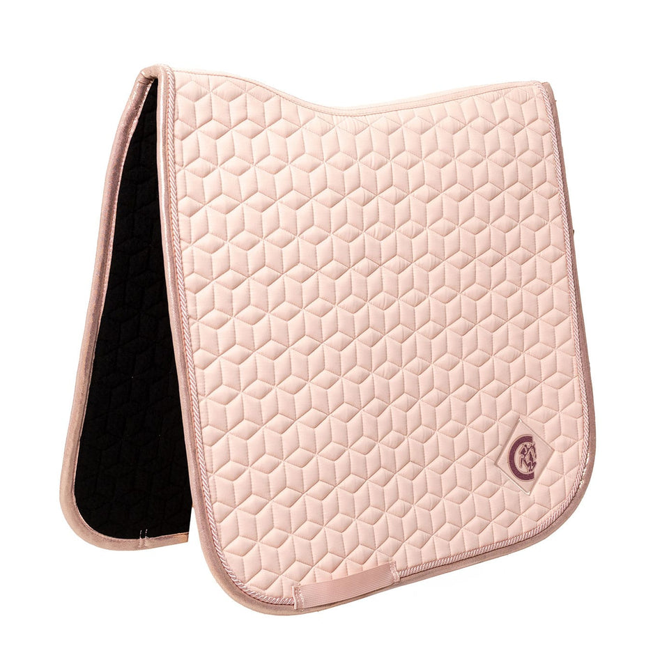 Kentucky Horsewear Sparkling Dressage Saddle Cloth - Old Rose