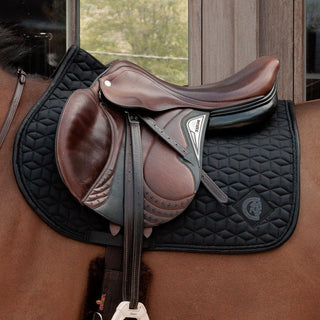 Kentucky Horsewear Sparkling Jumping Saddle Cloth - Black