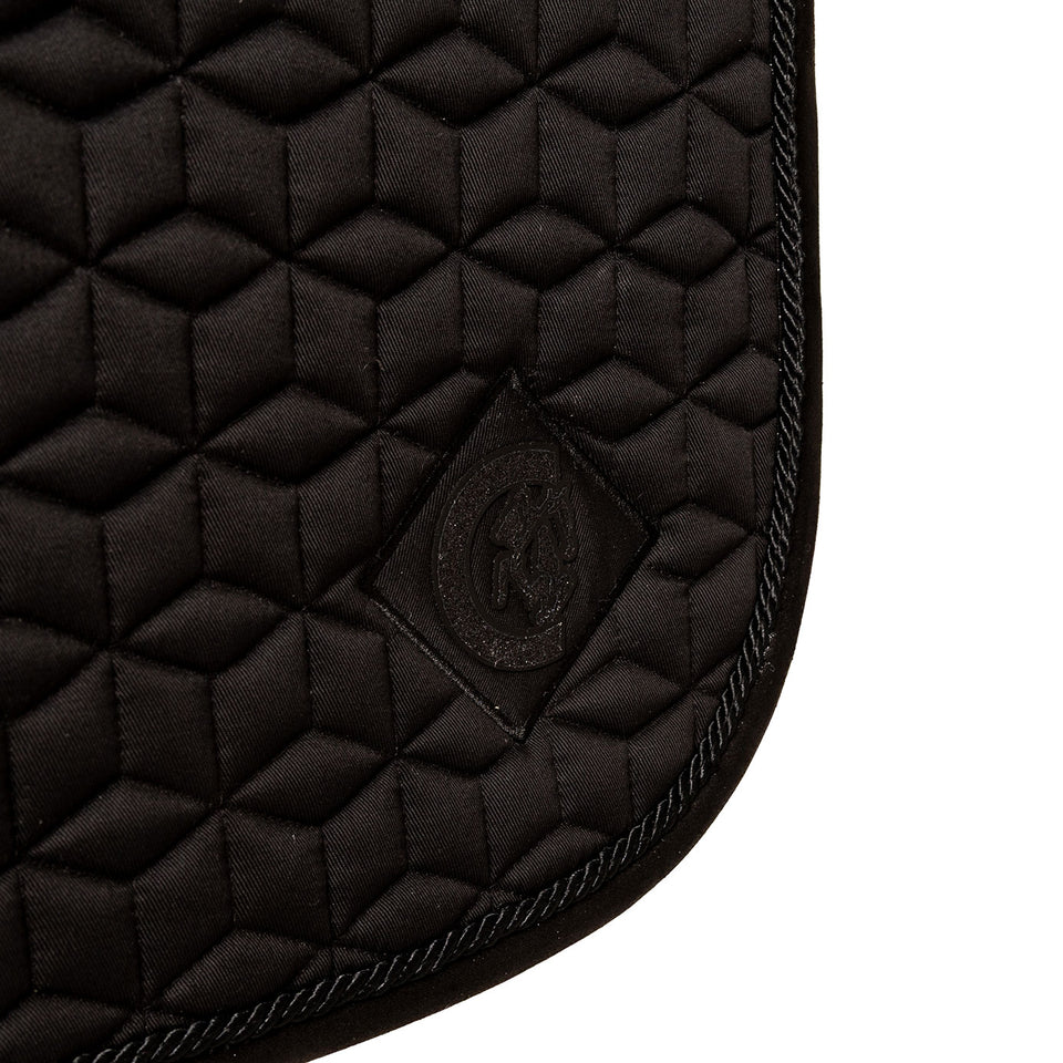 Kentucky Horsewear Sparkling Jumping Saddle Cloth - Black