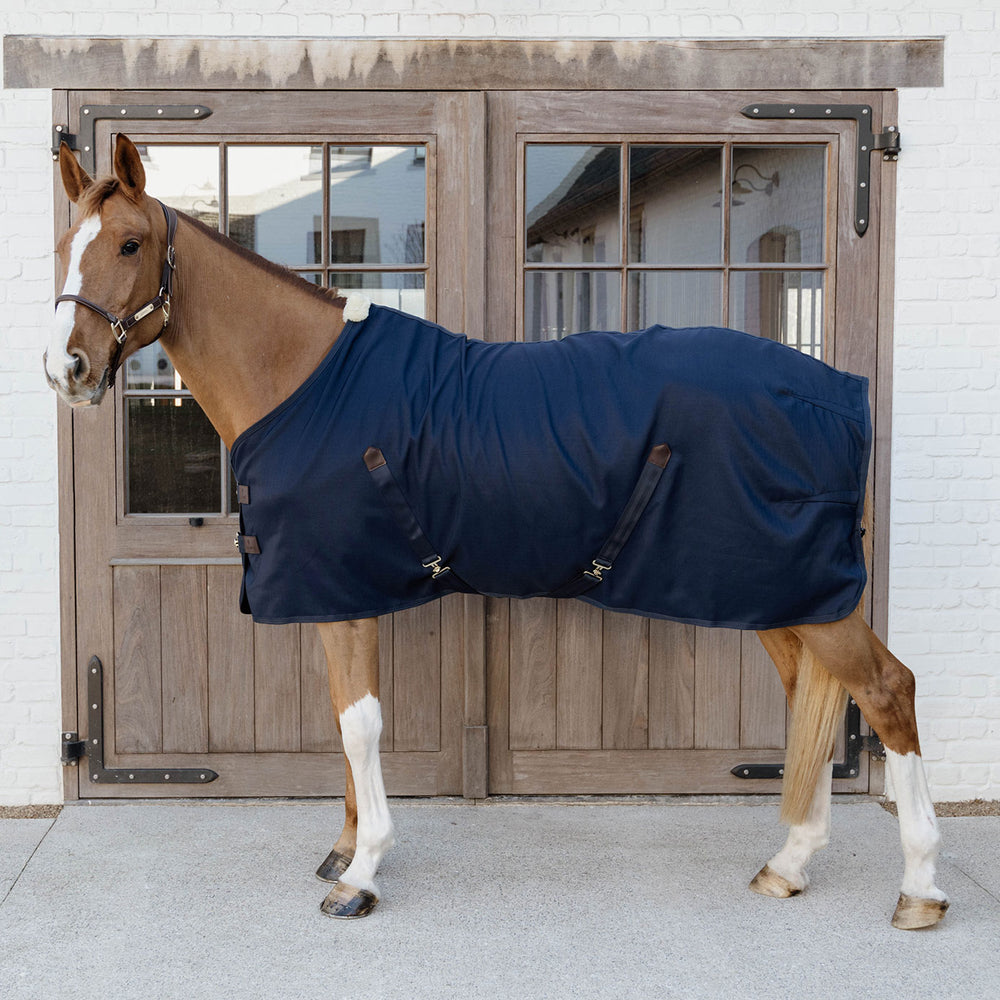 Kentucky Horsewear Classic Stable Rug 0g | Navy & Equiport Equestrian