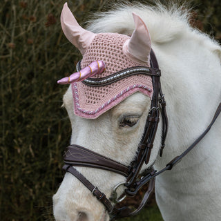 Crochet Bonnet Horse Ear Bonnet Fly Veil - Cotton Crochet Ear Net For Horses Cotton Crochet Fly Veil Cob Size