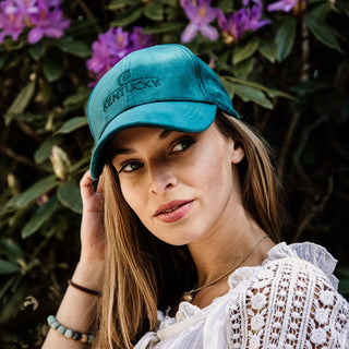 Kentucky Horsewear Velvet Baseball Cap - Emerald