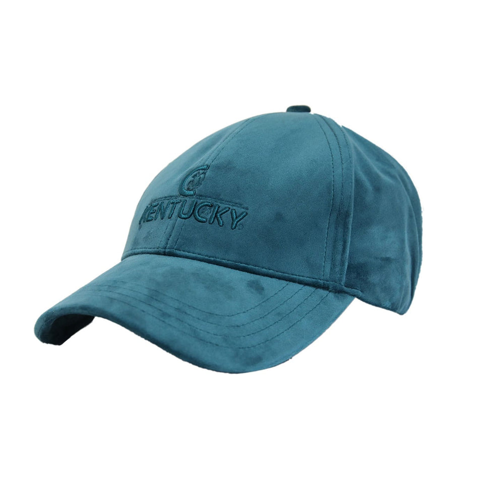 Kentucky Horsewear Velvet Baseball Cap - Emerald