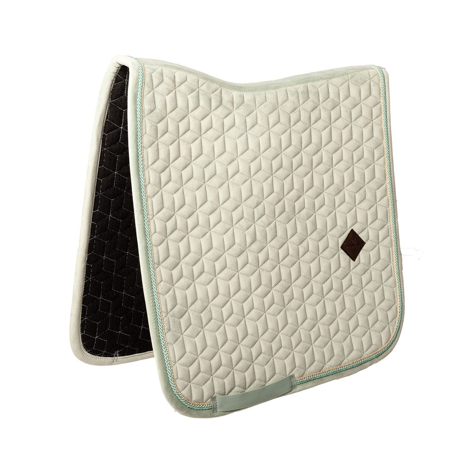 Kentucky Horsewear Velvet Dressage Saddle Cloth - Mint