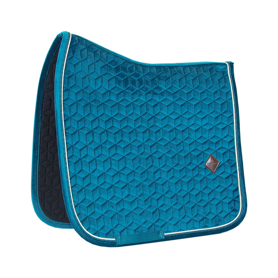 Kentucky Horsewear Velvet Dressage Saddle Cloth - Emerald