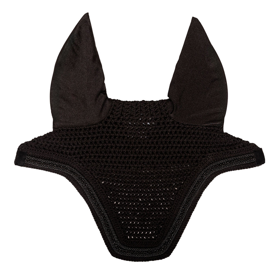 Kentucky Horsewear Wellington Velvet Mini Pearls Fly Veil - Black