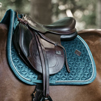 Kentucky Horsewear Velvet Jumping Saddle Cloth - Emerald