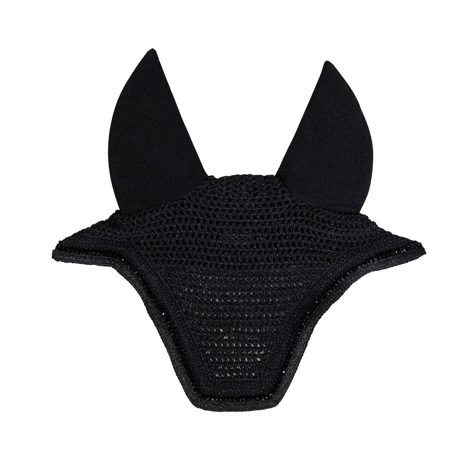 Kentucky Horsewear Wellington Glitter Band Fly Veil - Black