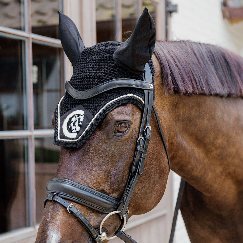 Kentucky Horsewear Wellington 3D Rope Fly Veil - Black