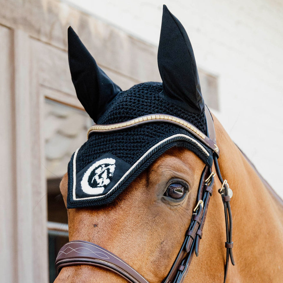 Kentucky Horsewear Wellington 3D Rope Fly Veil - Black