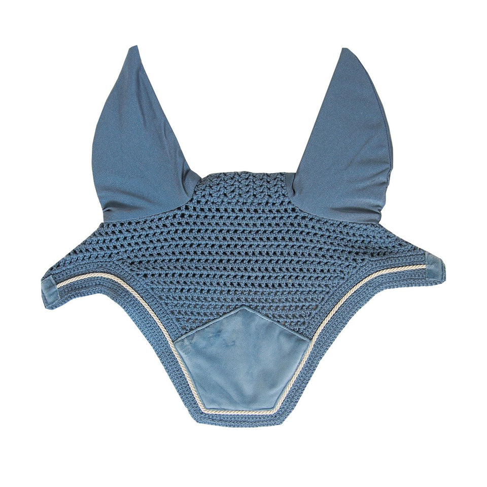 Kentucky Horsewear Wellington Velvet Fly Veil - Light Blue