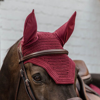 Kentucky Horsewear Wellington Fly Veil - Bordeaux