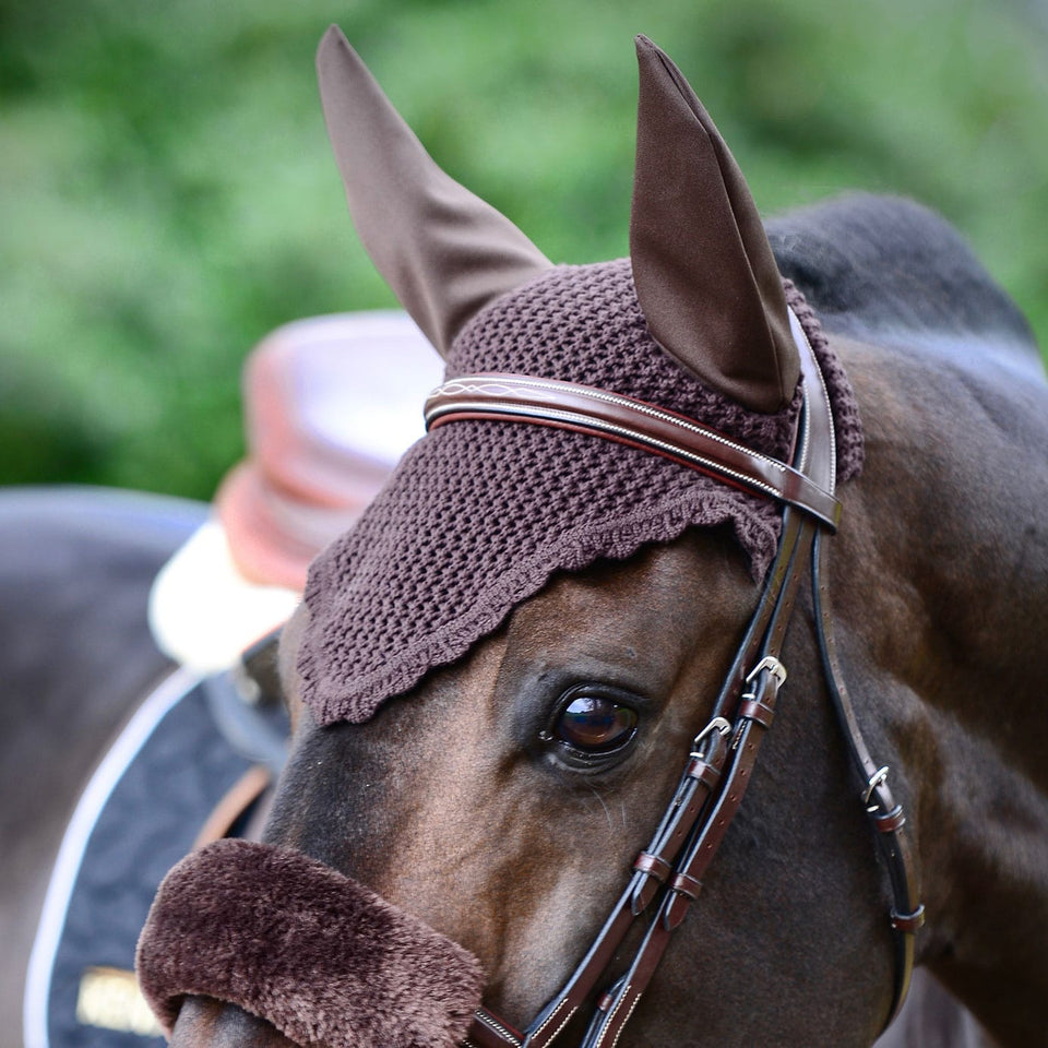 Kentucky Horsewear Fly Veil - Brown