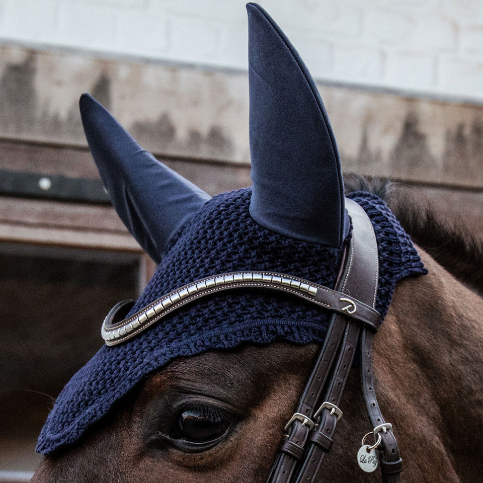 Kentucky Horsewear Fly Veil - Dark Navy