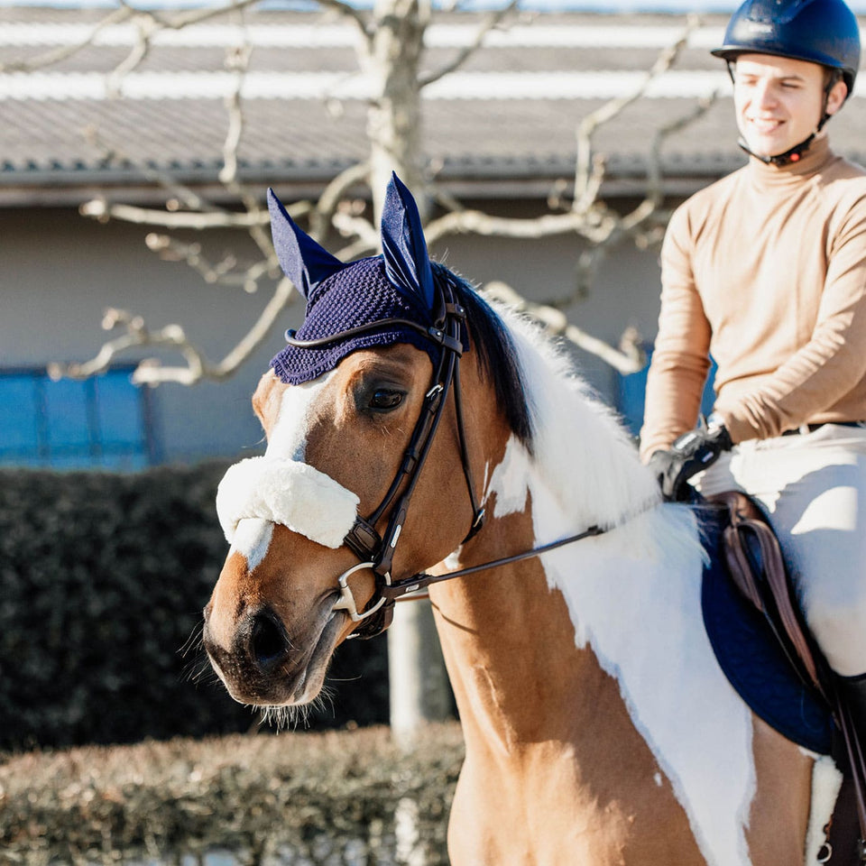 Kentucky Horsewear Fly Veil - Dark Navy