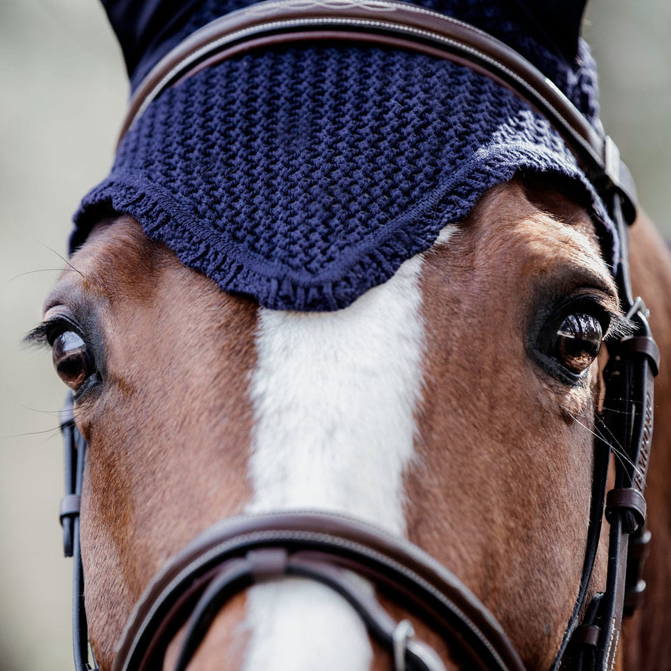 Kentucky Horsewear Fly Veil - Dark Navy