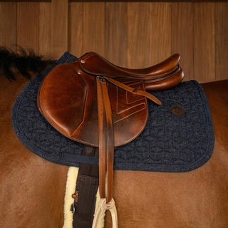 Kentucky Horsewear Full Sparkling Jumping Saddle Cloth - Dark Navy