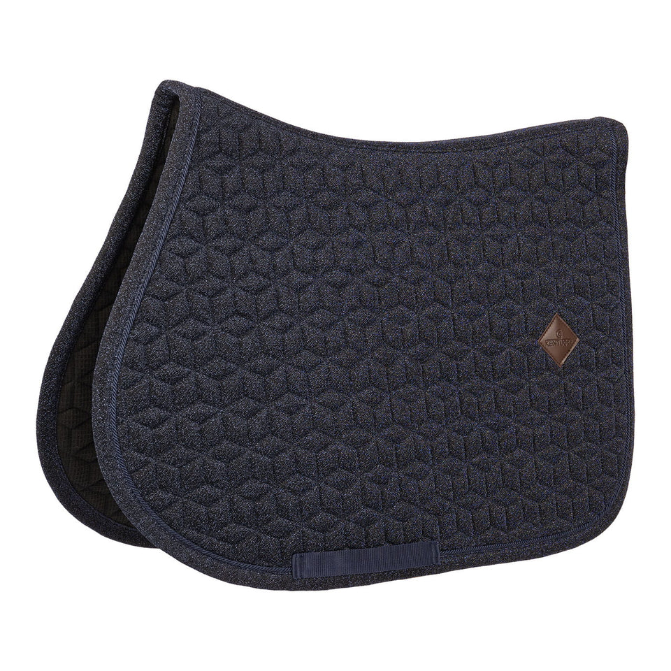 Kentucky Horsewear Full Sparkling Jumping Saddle Cloth - Dark Navy