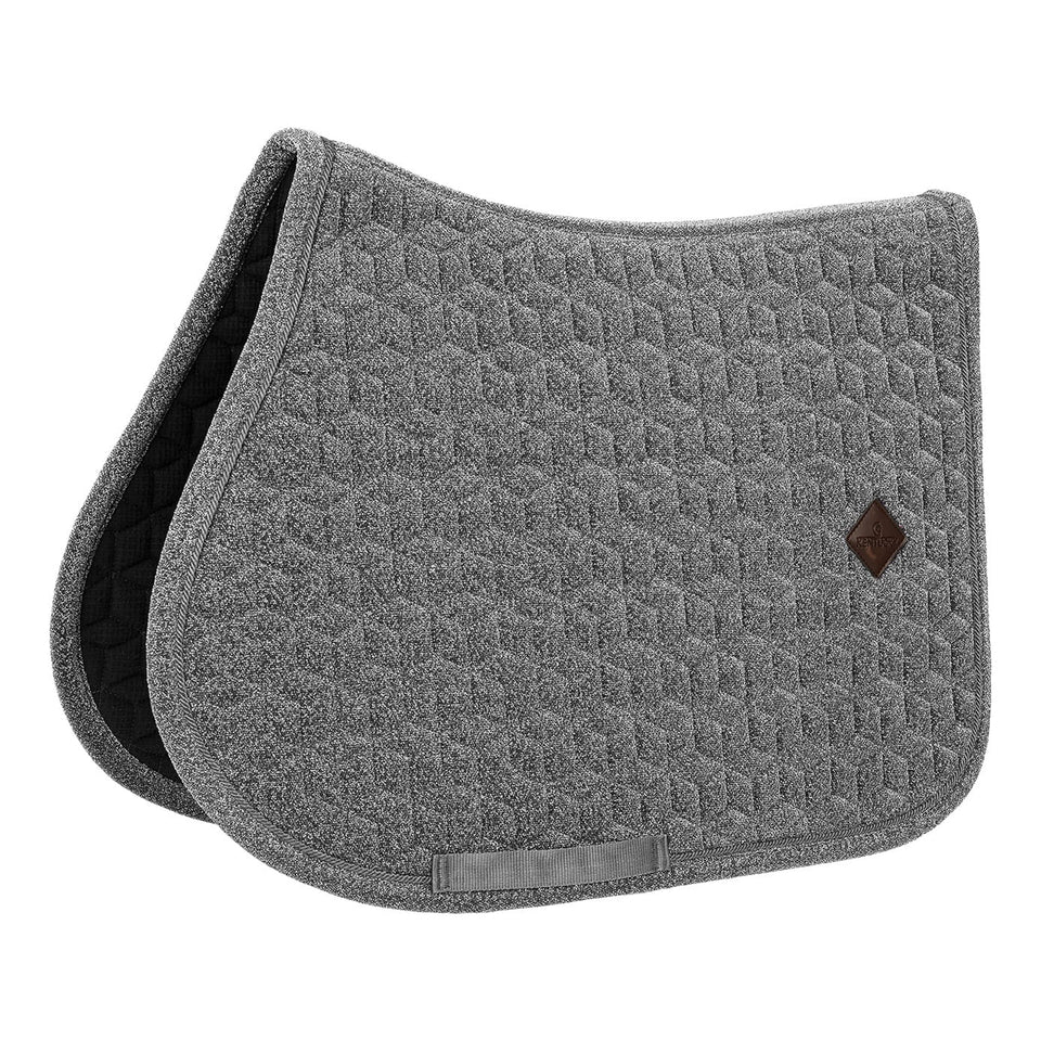 Kentucky Horsewear Full Sparkling Jumping Saddle Cloth - Grey