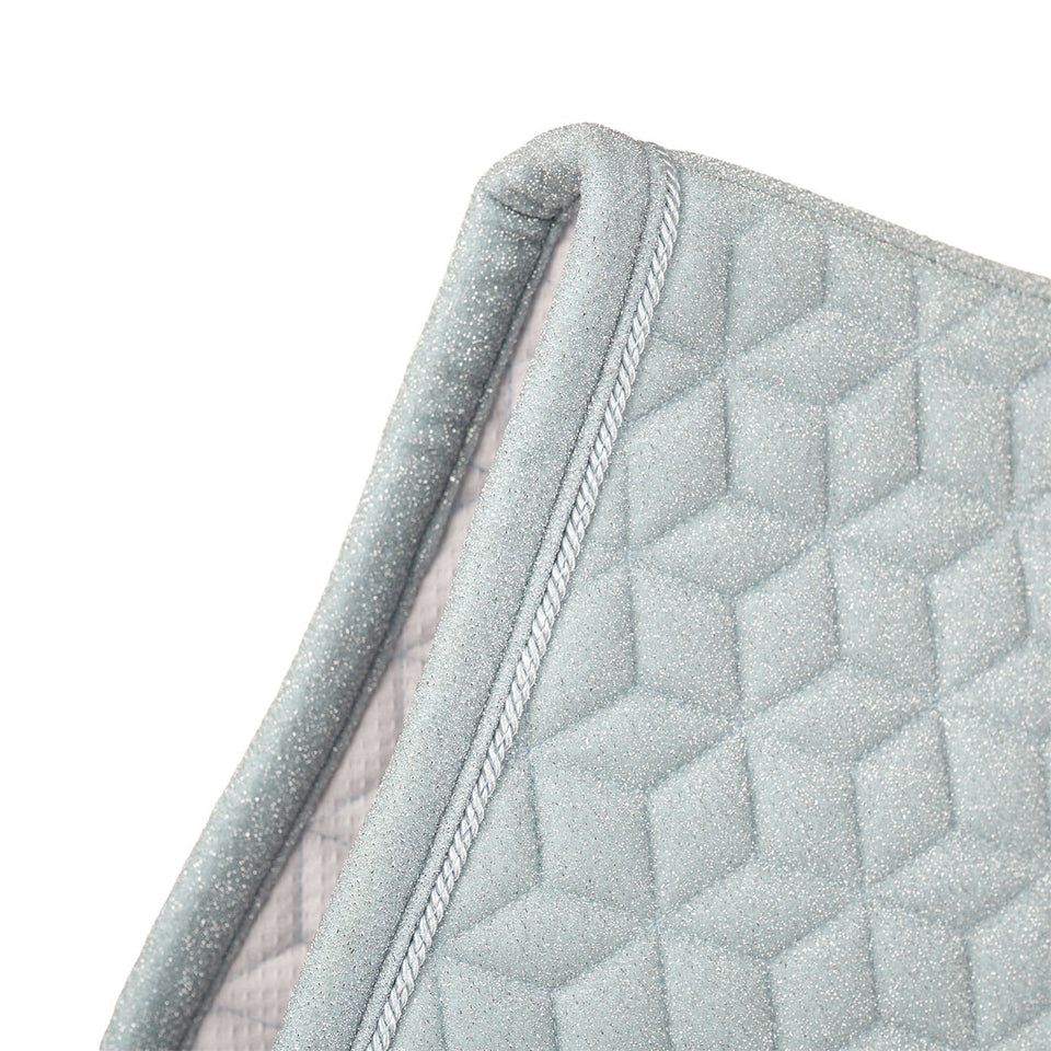 Kentucky Horsewear Full Sparkling Jumping Saddle Cloth - Light Blue