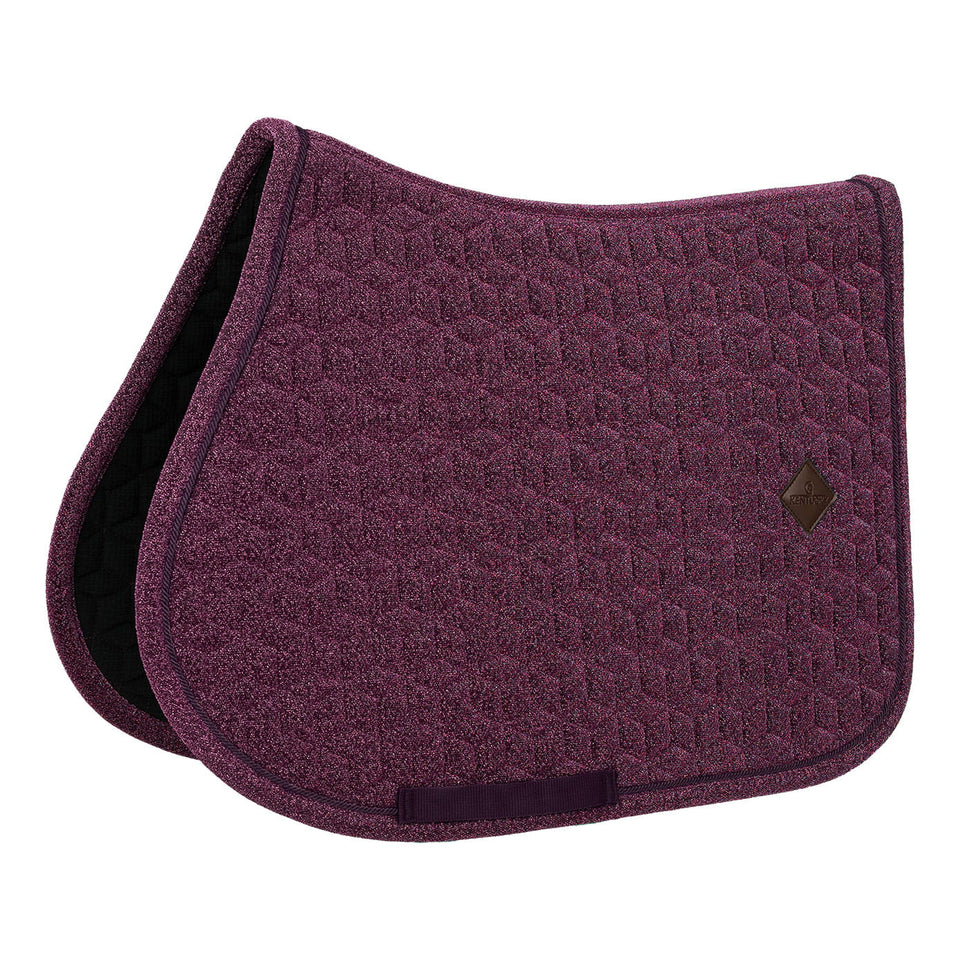 Kentucky Horsewear Full Sparkling Jumping Saddle Cloth - Purple