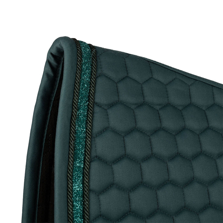Kentucky Horsewear Glitter Band Dressage Saddle Cloth - Emerald