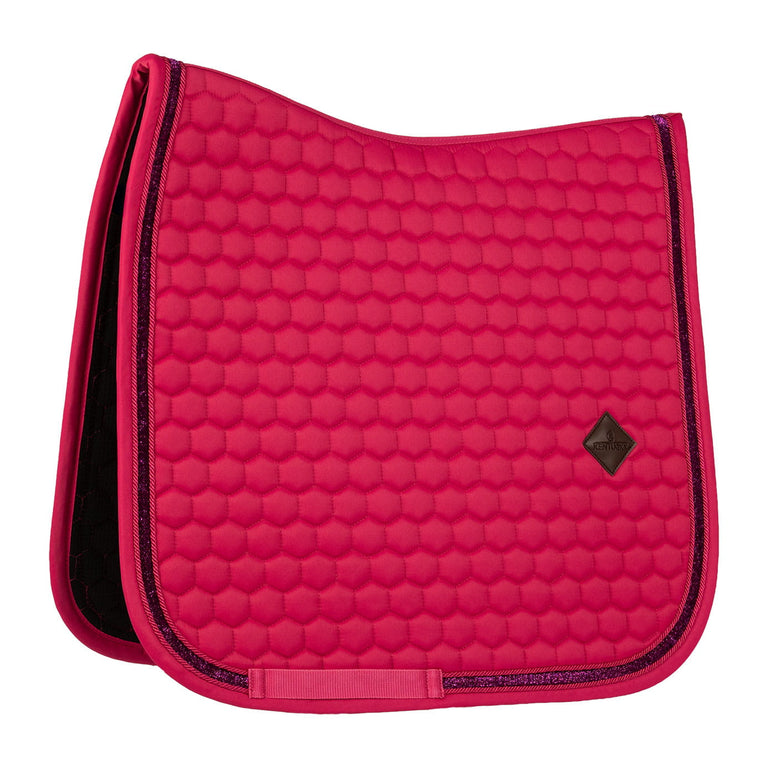 Kentucky Horsewear Glitter Band Dressage Saddle Cloth - Pink