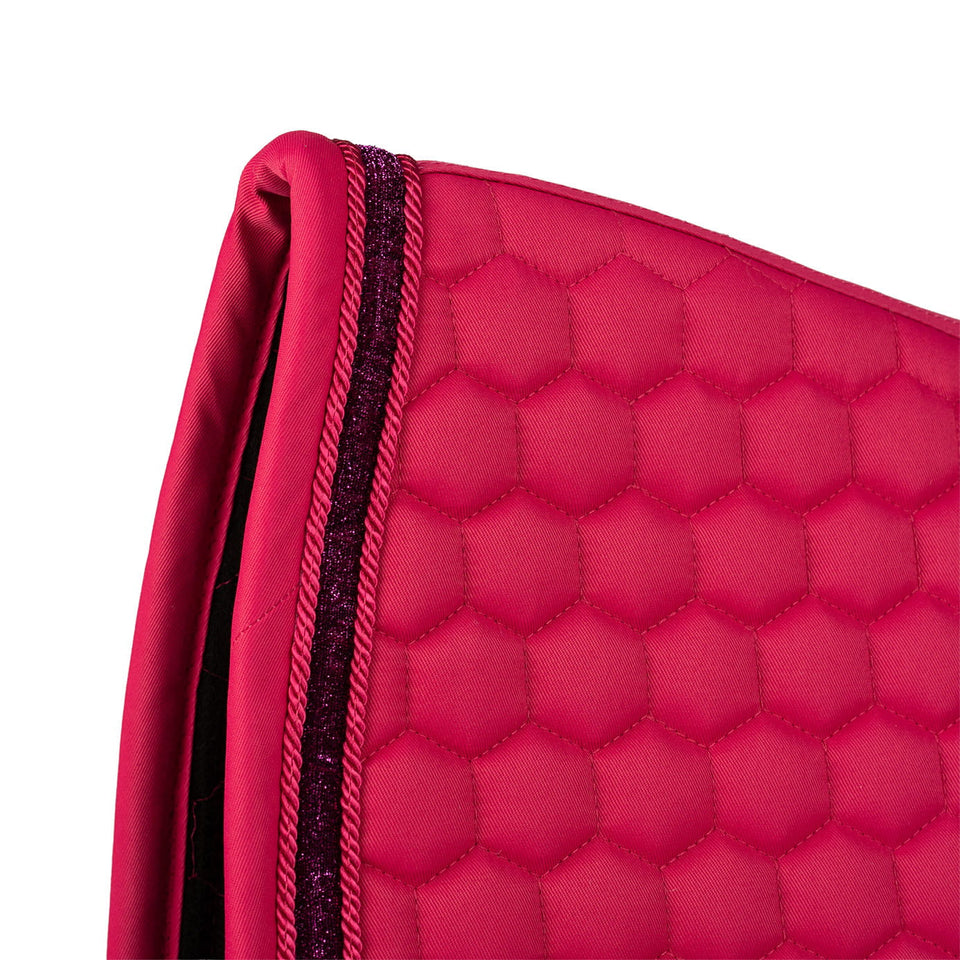Kentucky Horsewear Glitter Band Dressage Saddle Cloth - Pink