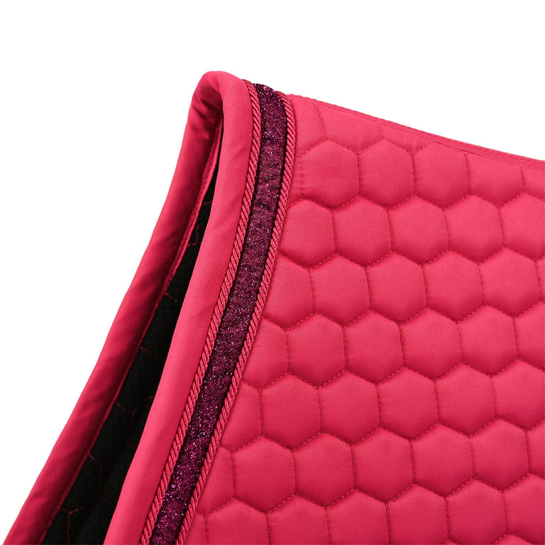 Kentucky Horsewear Glitter Band Jumping Saddle Cloth - Pink