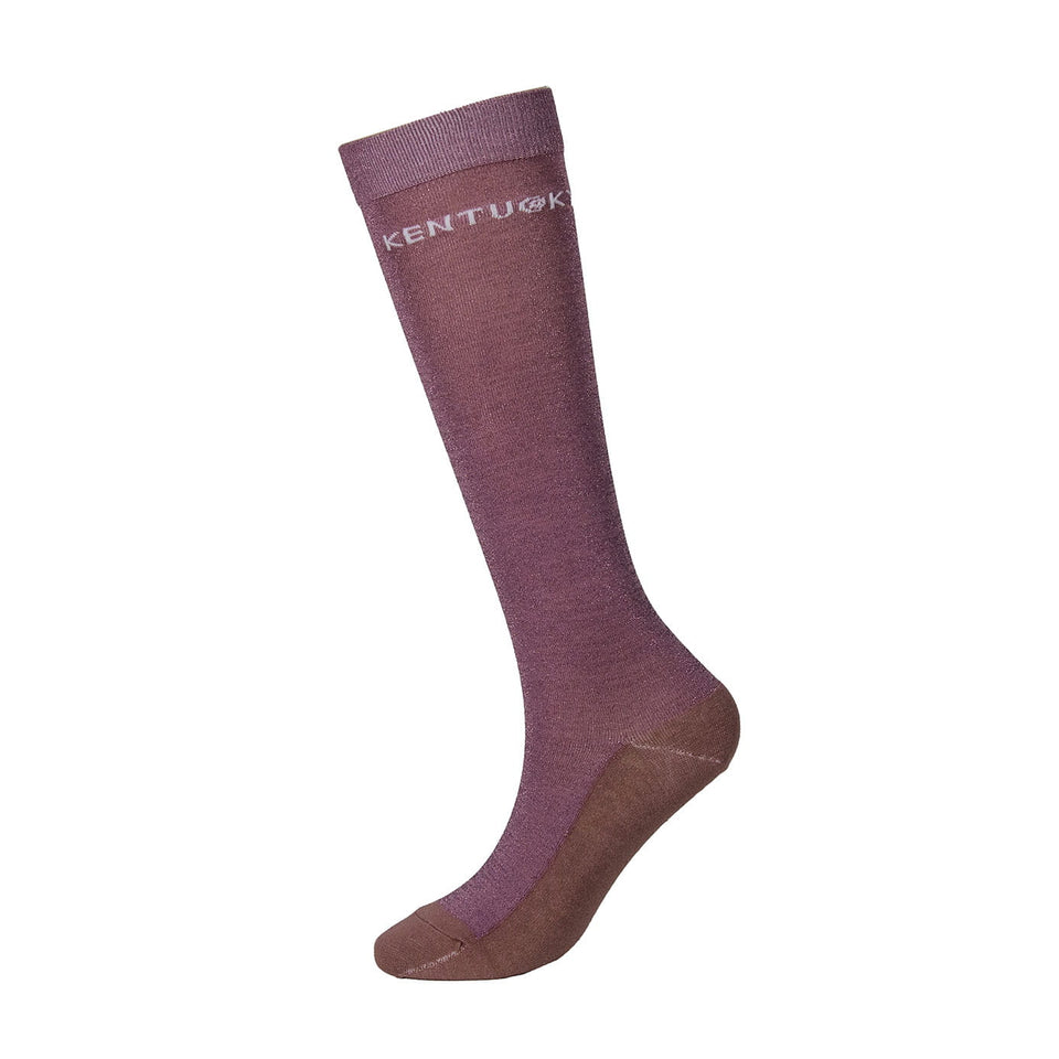 Kentucky Horsewear Glitter Socks - Soft Rose