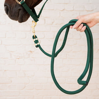 Kentucky Horsewear Lead Rope Basic - Pine Green