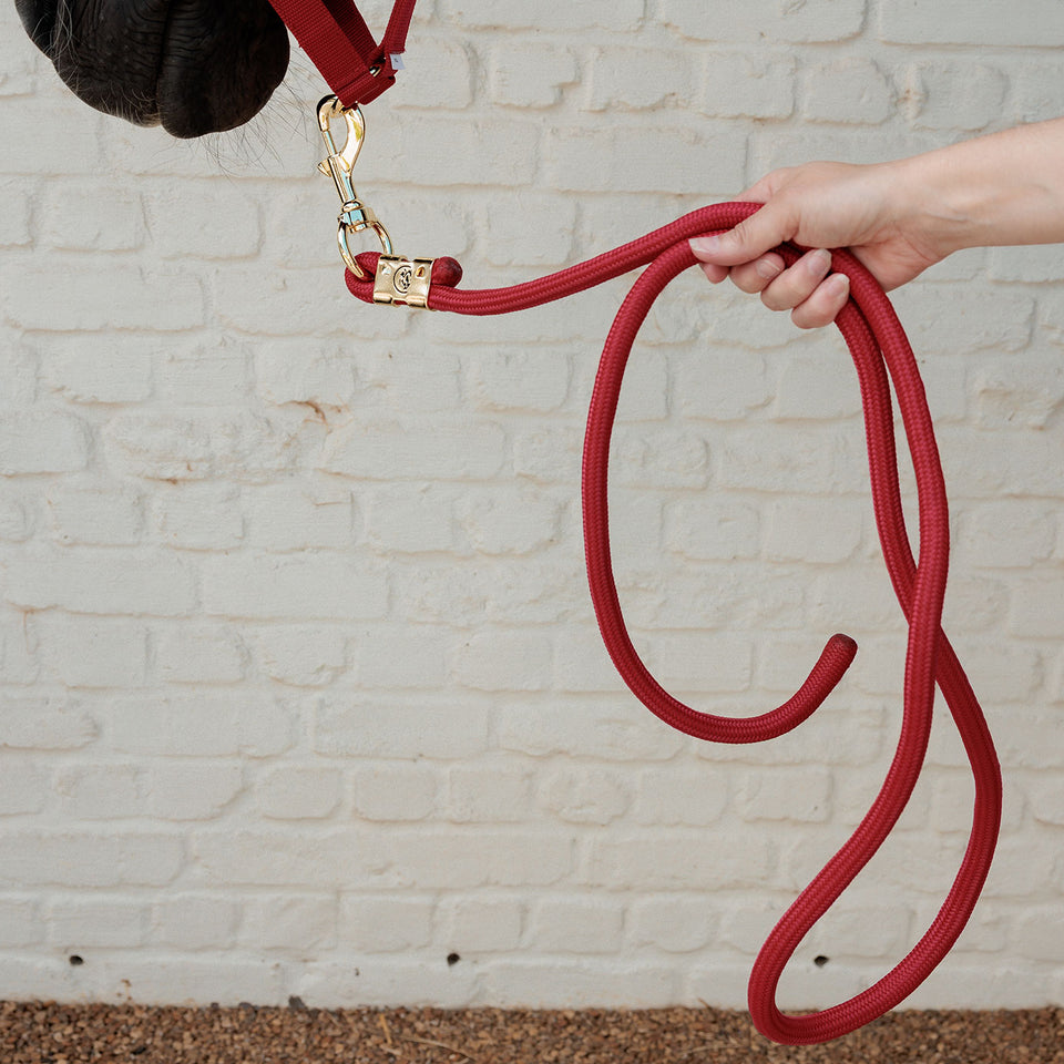 Kentucky Horsewear Lead Rope - Red