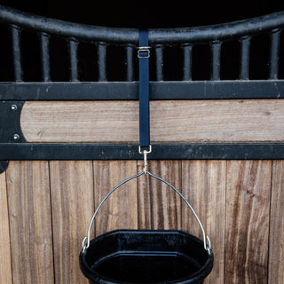 Kentucky Horsewear Long Nylon Hook and Ring - Navy