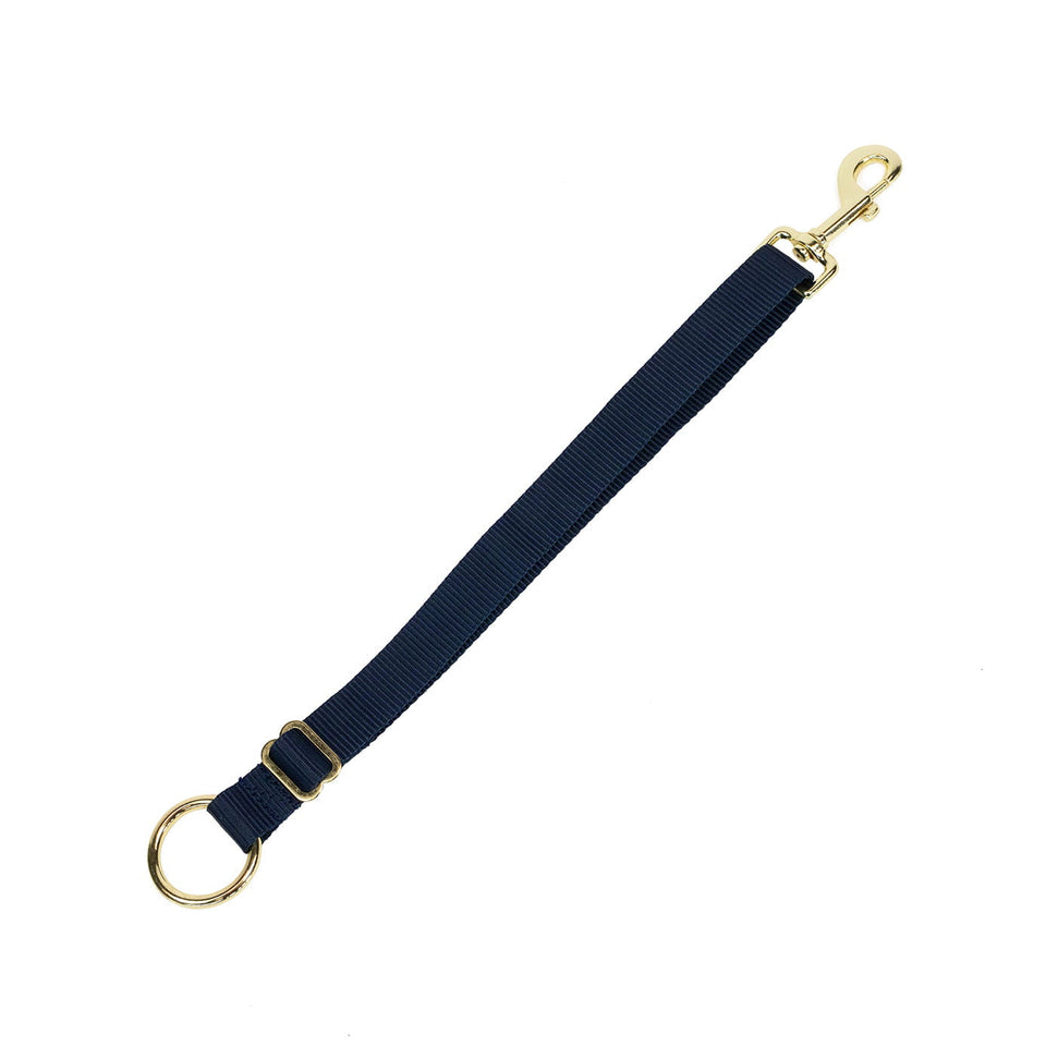 Kentucky Horsewear Long Nylon Hook and Ring - Navy