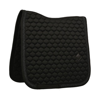 Kentucky Horsewear Classic Onion Plaited Glitter Rope Dressage Saddle Cloth - Black
