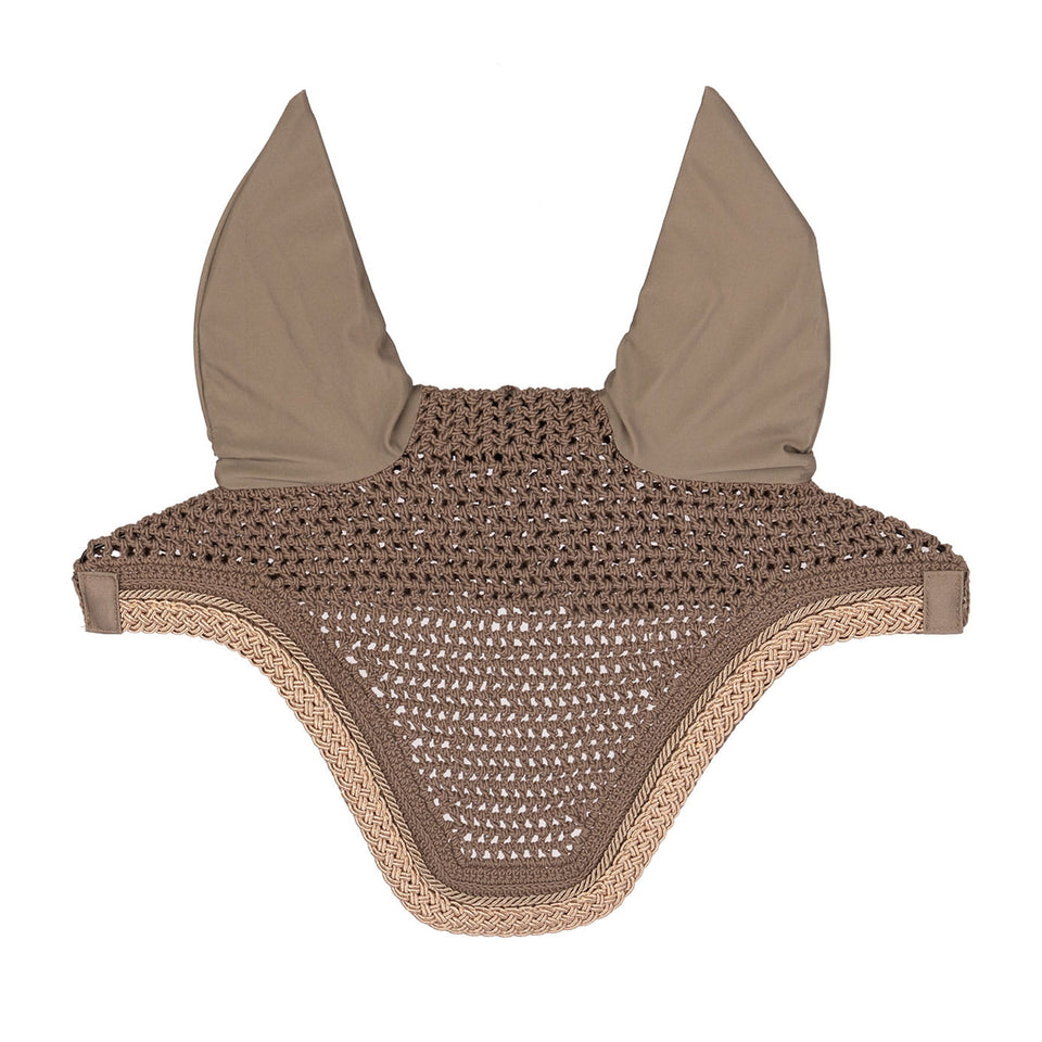 Kentucky Horsewear Wellington Plaited Glitter Rope Fly Veil - Beige