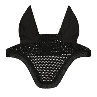 Kentucky Horsewear Wellington Plaited Glitter Rope Fly Veil - Black